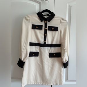 Kid’s black & beige dress